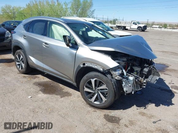 2021 Lexus NX 300h z VIN JTJGJRDZ0M2160847, wystawiony jako IAAI lot #42042762 z przebiegiem Nie podano mil oraz . Historia ofert i sprzedaży dostępna na DreamBid. Obrazek 1.