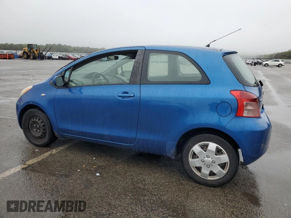 2007 Toyota Yaris with VIN JTDJT923675028938, listed as a Copart auction lot 56662235 with 213,056 mi miles and Clean Title. Bid and sale history available at DreamBid. Image 2.