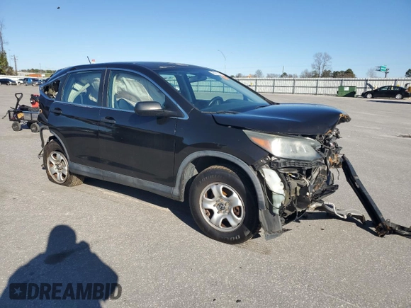 2014 Honda CR-V LX with VIN 5J6RM4H34EL034007, listed as a Copart auction lot 45872325 with 187,444 mi miles and Salvage Title. Bid and sale history available at DreamBid. Image 4.