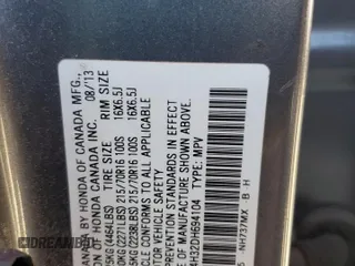 2013 Honda CR-V LX with VIN 2HKRM4H32DH694104, listed as a Copart auction lot 49930965 with 290,671 mi miles and Salvage Title. Bid and sale history available at DreamBid. Image 16.