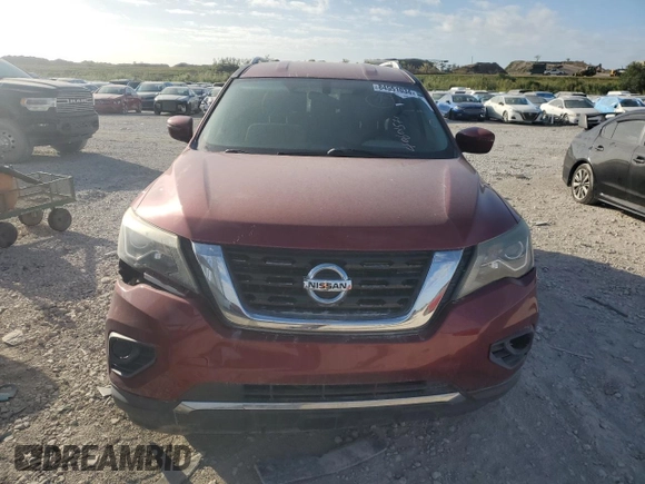 2017 Nissan Pathfinder SL z VIN 5N1DR2MN1HC621309, wystawiony jako Copart lot #84551034 z przebiegiem 97 811 mil mil oraz Szkoda całkowita • Salvage title. Historia ofert i sprzedaży dostępna na DreamBid. Obrazek 5.