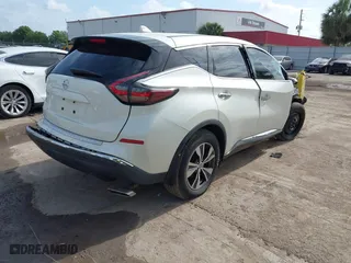 2020 Nissan Murano S with VIN 5N1AZ2AJ6LN163493, listed as a IAAI auction lot 42122077 with 43,989 mi miles. Bid and sale history available at carsss.com. Image 4.