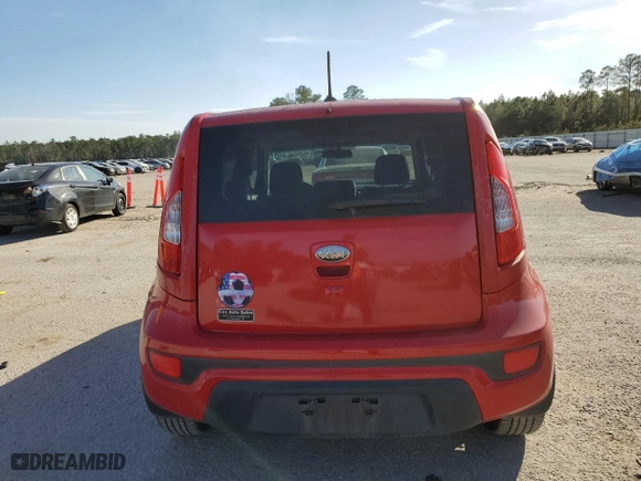 2013 Kia Soul + with VIN KNDJT2A62D7591486, listed as a Copart auction lot 48293085 with 163,254 mi miles and Salvage Title. Bid and sale history available at carsss.com. Image 6.