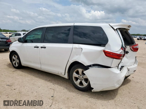 2015 Toyota Sienna L with VIN 5TDZK3DC4FS641312, listed as a Copart auction lot 63699245 with Not provided miles and Salvage title. Bid and sale history available at DreamBid. Image 2.