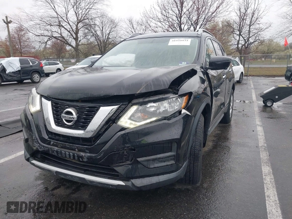 2017 Nissan Rogue SL with VIN 5N1AT2MVXHC822310, listed as a IAAI auction lot 41929934 with 67,561 mi miles. Bid and sale history available at carsss.com. Image 6.