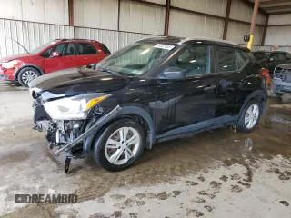 2018 Nissan Kicks SV z VIN 3N1CP5CU7JL534107, wystawiony jako Copart lot #59501035 z przebiegiem 104 230 mil mil oraz Szkoda całkowita • Salvage title. Historia ofert i sprzedaży dostępna na DreamBid. Obrazek 1.
