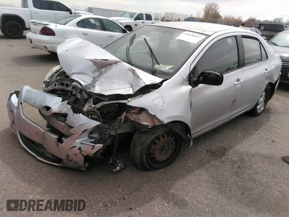 2007 Toyota Yaris with VIN JTDBT923571090567, listed as a IAAI auction lot 41838833 with Not Provided miles. Bid and sale history available at carsss.com. Image 2.