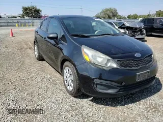 2013 Kia Rio LX with VIN KNADM4A31D6112747, listed as a Copart auction lot 57768594 with 87,140 mi miles and Salvage Title. Bid and sale history available at carsss.com. Image 10.