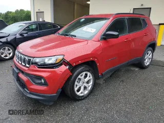 2025 Jeep Compass Latitude с VIN 3C4NJDBN8ST594541, выставлен на аукционе Copart как лот 64189625 с пробегом 6 085 миль миль и Чистый • Clean title. История ставок и продаж доступна на DreamBid. Изображение 1.