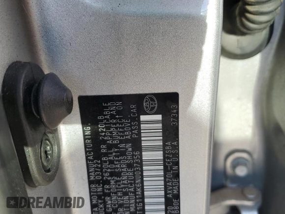 2022 Toyota Camry SE with VIN 4T1G11AK6NU037356, listed as a Copart auction lot 48823185 with 12,616 mi miles and Salvage Title. Bid and sale history available at carsss.com. Image 13.