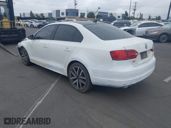 2013 Volkswagen Jetta GLI Autobahn with VIN 3VW4A7AJ7DM222369, listed as a IAAI auction lot 41959351 with 155,536 mi miles and . Bid and sale history available at DreamBid. Image 3.