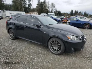 2012 Lexus IS 250 with VIN JTHCF5C23C5058602, listed as a Copart auction lot 50658305 with 127,472 mi miles and Salvage Title. Bid and sale history available at DreamBid. Image 4.