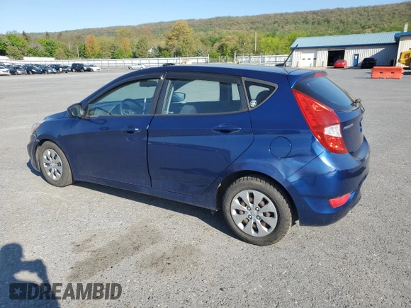2017 Hyundai Accent SE with VIN KMHCT5AE7HU313588, listed as a Copart auction lot 54993785 with 81,563 mi miles and Clean Title. Bid and sale history available at carsss.com. Image 2.