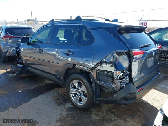 2022 Toyota RAV4 Hybrid XLE with VIN JTMRWRFV6ND165774, listed as a IAAI auction lot 41587093 with 48,578 mi miles. Bid and sale history available at carsss.com. Image 3.