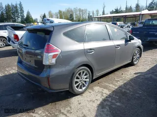 2017 Toyota Prius v Two with VIN JTDZN3EU4HJ056180, listed as a IAAI auction lot 41993330 with 1 mi miles. Bid and sale history available at carsss.com. Image 4.