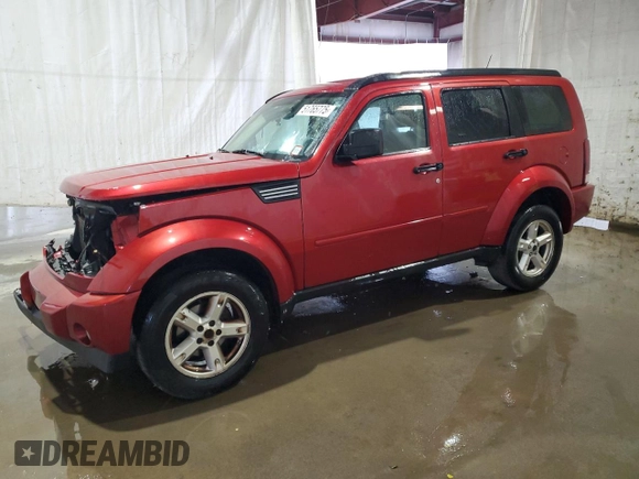 2007 Dodge Nitro SLT with VIN 1D8GU58K77W609181, listed as a Copart auction lot 51765775 with 123,391 mi miles and Salvage Title. Bid and sale history available at carsss.com. Image 1.