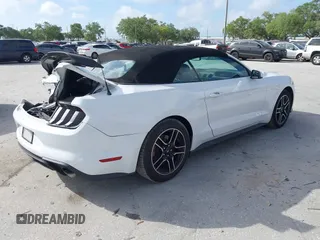 2018 Ford Mustang EcoBoost Premium with VIN 1FATP8UH7J5118080, listed as a IAAI auction lot 41955307 with 93,378 mi miles and . Bid and sale history available at carsss.com. Image 4.
