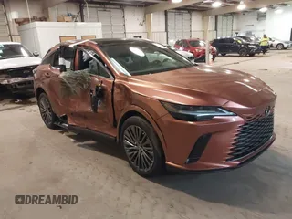 2024 Lexus RX with VIN 2T2BBMCA2RC046393, listed as a IAAI auction lot 41254077 with 10,652 mi miles. Bid and sale history available at carsss.com. Image 1.