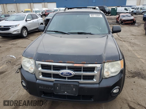 2011 Ford Escape XLT with VIN 1FMCU0D7XBKC45061, listed as a Copart auction lot 83713364 with 367,104 mi miles and Clean Title. Bid and sale history available at carsss.com. Image 5.