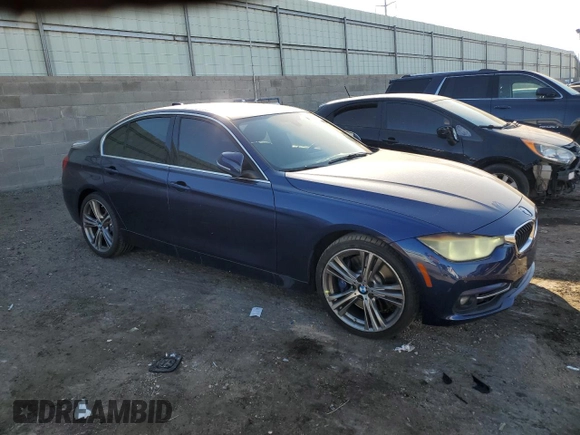2017 BMW 3 Series 340i xDrive with VIN WBA8B7C59HK806459, listed as a Copart auction lot 82413934 with 60,421 mi miles and Salvage Title. Bid and sale history available at carsss.com. Image 4.