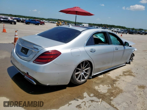 2018 Mercedes-Benz S 450 z VIN WDDUG6GB0JA364251, wystawiony jako Copart lot #64254235 z przebiegiem Nie podano mil oraz Czysty tytuł • Clean title. Historia ofert i sprzedaży dostępna na DreamBid. Obrazek 3.