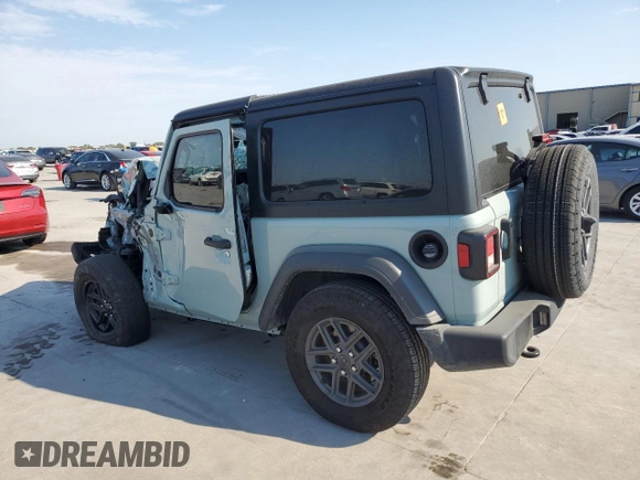 2024 Jeep Wrangler Sport S z VIN 1C4PJXAN9RW138743, wystawiony jako Copart lot #75490194 z przebiegiem 16 573 mil mil oraz Szkoda całkowita • Salvage title. Historia ofert i sprzedaży dostępna na DreamBid. Obrazek 2.
