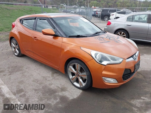 2013 Hyundai Veloster RE:MIX with VIN KMHTC6AD5DU106088, listed as a IAAI auction lot 41904678 with 213,478 mi miles and . Bid and sale history available at DreamBid. Image 1.
