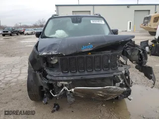 2017 Jeep Renegade Altitude with VIN ZACCJABH0HPG05936, listed as a Copart auction lot 86924814 with 0 mi miles and Salvage Title. Bid and sale history available at carsss.com. Image 5.