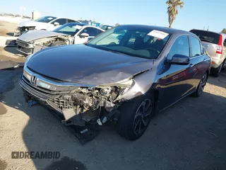 2016 Honda Accord Sedan EX with VIN 1HGCR2F70GA001447, listed as a IAAI auction lot 42017886 with 125,919 mi miles. Bid and sale history available at carsss.com. Image 2.