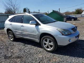 2008 Lexus RX 400h with VIN JTJHW31U682856775, listed as a Copart auction lot 48847335 with 313,385 mi miles and Salvage Title. Bid and sale history available at DreamBid. Image 4.