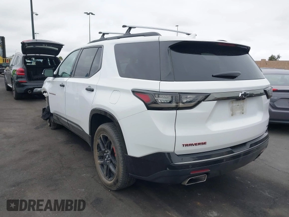 2020 Chevrolet Traverse Premier with VIN 1GNEVKKWXLJ120947, listed as a IAAI auction lot 42078271 with 123,911 mi miles. Bid and sale history available at carsss.com. Image 14.