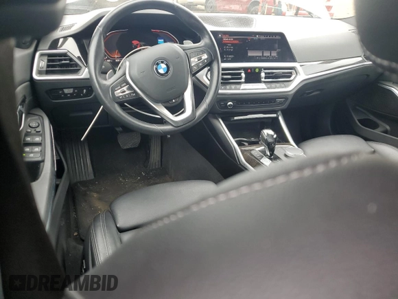 2021 BMW 3 Series 330i xDrive with VIN WBA5R7C0XMFK36218, listed as a Copart auction lot 62274005 with 47,467 mi miles and Salvage title. Bid and sale history available at DreamBid. Image 8.