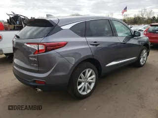 2020 Acura RDX with VIN 5J8TC2H3XLL017102, listed as a Copart auction lot 53148015 with 57,301 mi miles and Salvage Title. Bid and sale history available at DreamBid. Image 3.