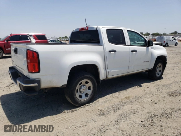 2022 Chevrolet Colorado 2WD Work Truck with VIN 1GCGSBEA2N1301022, listed as a Copart auction lot 58419155 with 80,859 mi miles and Salvage title. Bid and sale history available at DreamBid. Image 3.