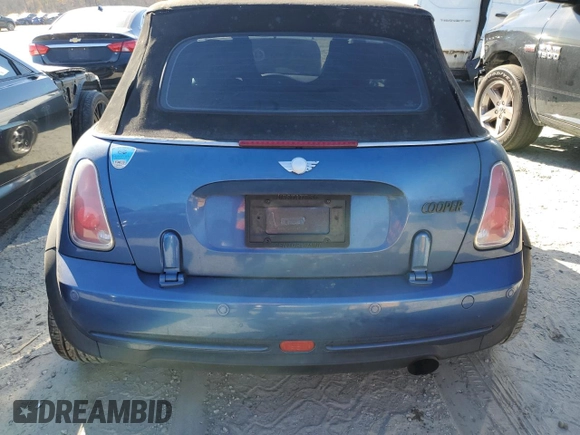 2008 MINI Convertible z VIN WMWRF33508TG17858, wystawiony jako Copart lot #83746134 z przebiegiem 96 440 mil mil oraz Szkoda całkowita • Salvage title. Historia ofert i sprzedaży dostępna na DreamBid. Obrazek 6.
