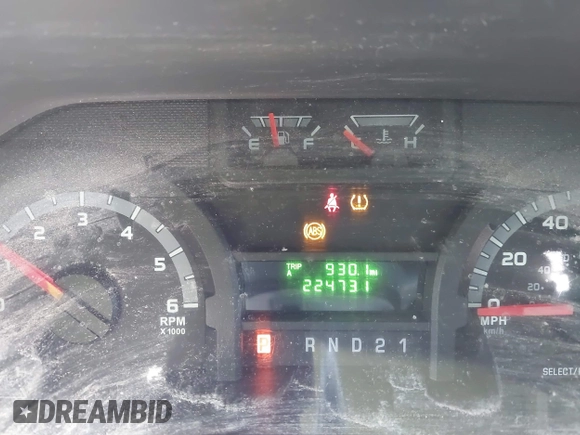2010 Ford Econoline Cargo Commercial with VIN 1FTNE2EW9ADA03425, listed as a IAAI auction lot 41784156 with 224,731 mi miles and . Bid and sale history available at DreamBid. Image 7.