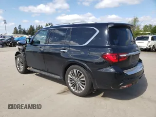 2019 Infiniti QX80 Luxe z VIN JN8AZ2NC6K9461215, wystawiony jako Copart lot #53971835 z przebiegiem 78 905 mil mil oraz Szkoda całkowita • Salvage title. Historia ofert i sprzedaży dostępna na DreamBid. Obrazek 2.