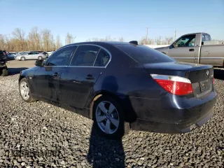 2007 BMW 5 Series 530xi with VIN WBANF73537CY16551, listed as a Copart auction lot 42443745 with 129,104 mi miles and Salvage Title. Bid and sale history available at carsss.com. Image 2.