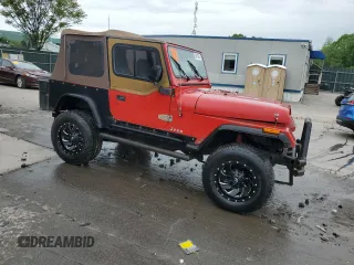 1995 Jeep Wrangler S z VIN 1J4FY19P0SP320982, wystawiony jako Copart lot #58615045 z przebiegiem 156 123 mil mil oraz Czysty tytuł • Clean title. Historia ofert i sprzedaży dostępna na DreamBid. Obrazek 4.