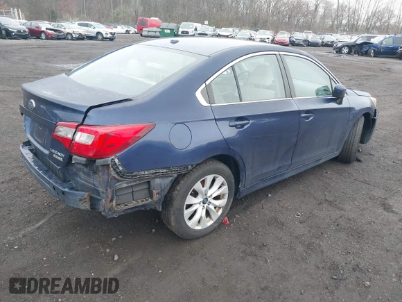 2015 Subaru Legacy Premium with VIN 4S3BNAC68F3030872, listed as a IAAI auction lot 41951767 with 120,263 mi miles and . Bid and sale history available at DreamBid. Image 4.