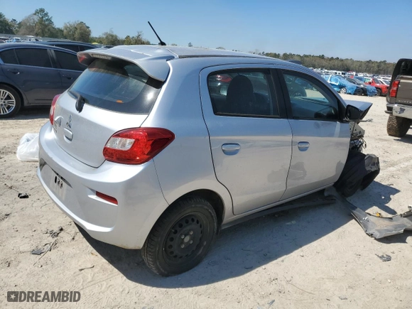 2020 Mitsubishi Mirage ES with VIN ML32A3HJ9LH009096, listed as a Copart auction lot 49469575 with 64,182 mi miles and Salvage Title. Bid and sale history available at carsss.com. Image 3.