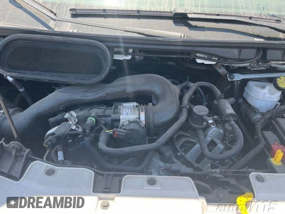 2023 Ford Transit Cargo with VIN 1FTBR1X87PKB99515, listed as a IAAI auction lot 42821393 with 10,442 mi miles and . Bid and sale history available at DreamBid. Image 4.