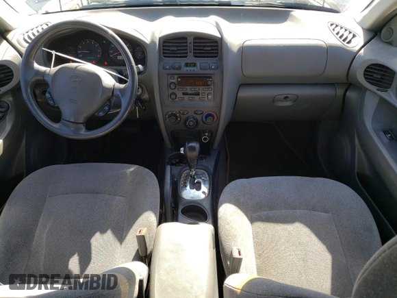 2003 Hyundai Santa Fe GLS with VIN KM8SC73D23U442536, listed as a Copart auction lot 53171725 with 131,554 mi miles and Salvage title. Bid and sale history available at DreamBid. Image 8.