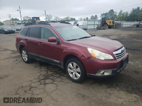 2011 Subaru Outback Limited with VIN 4S4BRBJC3B3444912, listed as a Copart auction lot 57123365 with 231,190 mi miles and Salvage title. Bid and sale history available at DreamBid. Image 4.