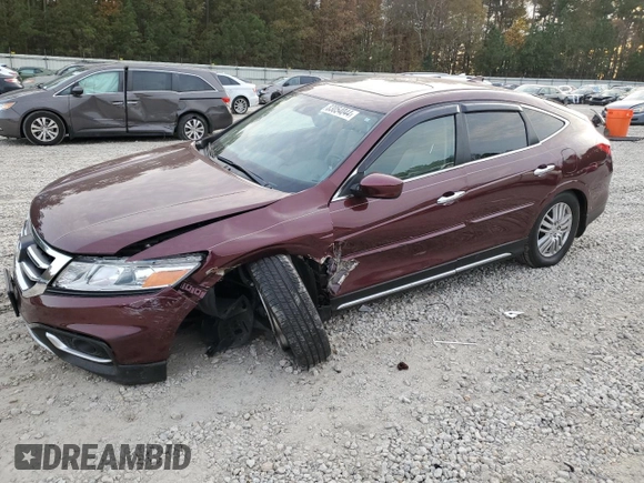 2013 Honda Crosstour EX-L z VIN 5J6TF3H58DL000730, wystawiony jako Copart lot #83054044 z przebiegiem 57 175 mil mil oraz Szkoda całkowita • Salvage title. Historia ofert i sprzedaży dostępna na DreamBid. Obrazek 1.