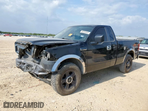 2007 Ford F-150 XL with VIN 1FTRF12297NA34932, listed as a Copart auction lot 60252625 with Not provided miles and Salvage title. Bid and sale history available at DreamBid. Image 1.