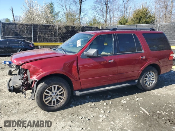 2014 Ford Expedition King Ranch with VIN 1FMJU1J5XEEF24125, listed as a Copart auction lot 49211925 with 68,851 mi miles and Salvage title. Bid and sale history available at DreamBid. Image 1.