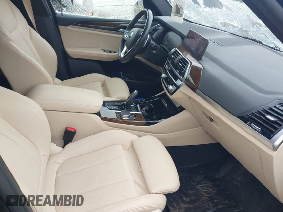 2020 BMW X3 xDrive30i with VIN 5UXTY5C09LLT34494, listed as a IAAI auction lot 41517237 with 60,052 mi miles and . Bid and sale history available at DreamBid. Image 5.