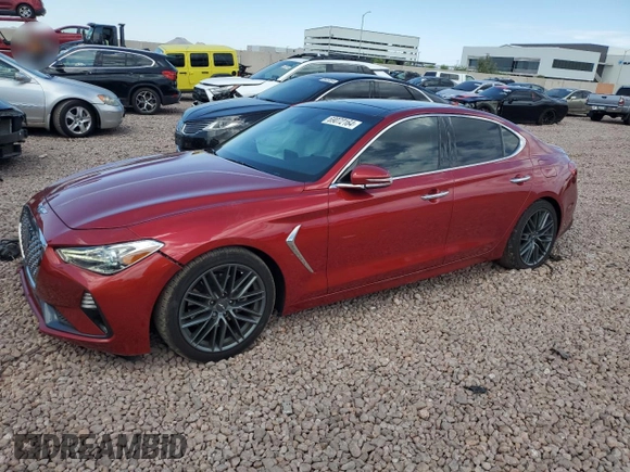 2019 Genesis G70 2.0T Advanced with VIN KMTG34LA7KU013830, listed as a Copart auction lot 69072164 with 44,913 mi miles and Salvage Title. Bid and sale history available at carsss.com. Image 1.