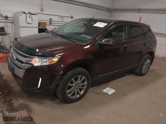 2012 Ford Edge SEL with VIN 2FMDK4JC1CBA22924, listed as a IAAI auction lot 41826154 with 191,027 mi miles. Bid and sale history available at carsss.com. Image 2.